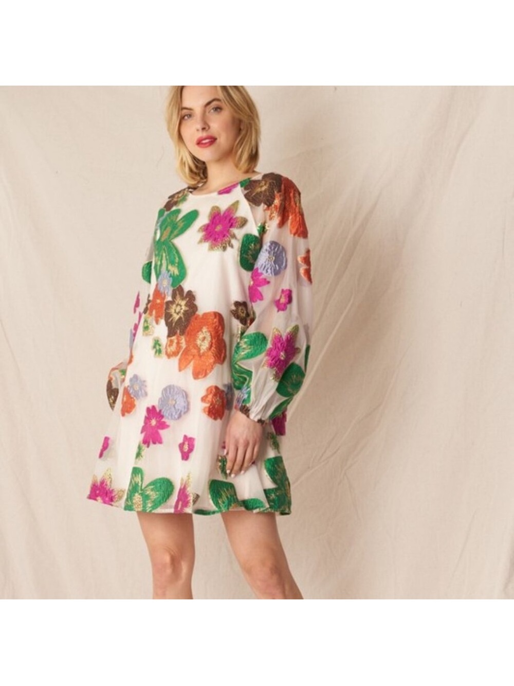 En Crème Tessy Dressy Mini Dress